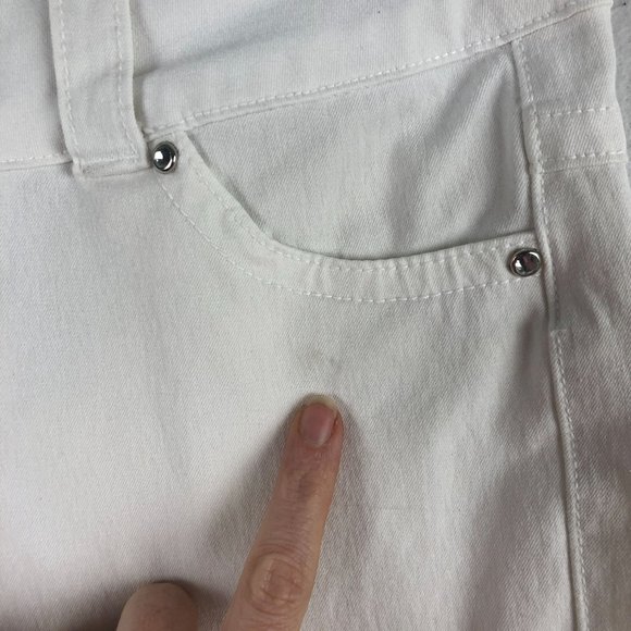 2KGrey Women's Size 26 White Full Seat Dressage Breeches *SLIM CALF* USA $159 - Picture 8 of 16